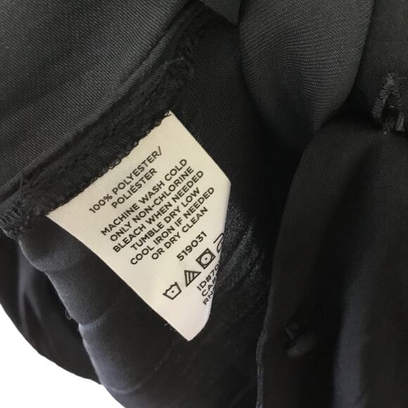 LOFT Black Covered Button Blouse - Picture 9 of 12